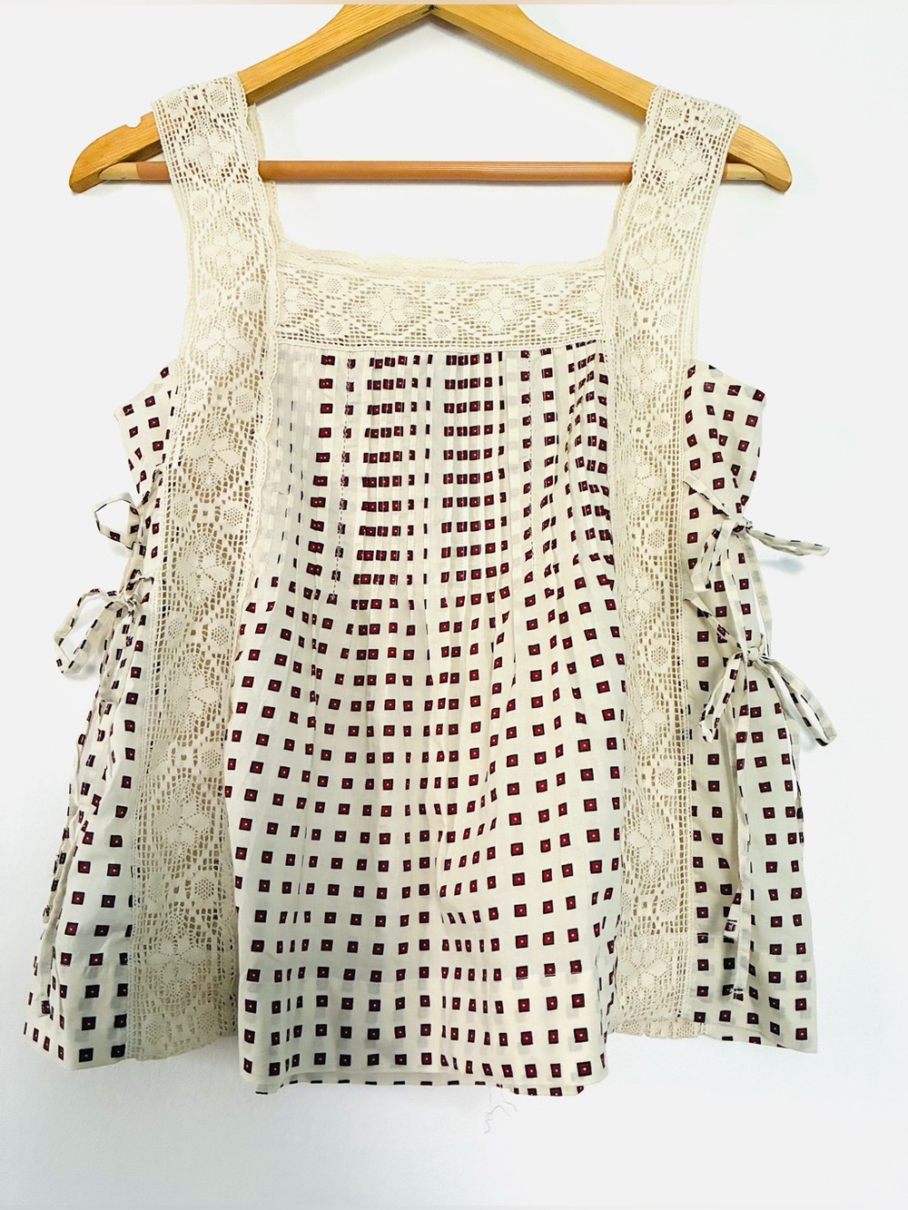 Madewell Women’s The Sophie Top.Cottagecore.Vintage Ivory. S. NWT. - Picture 7 of 16